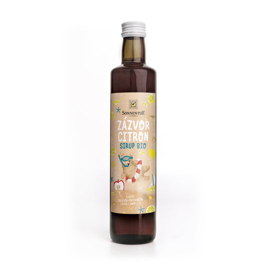 420137 Sirup zázvor - citron 500 ml BIO   SONNENTOR-1