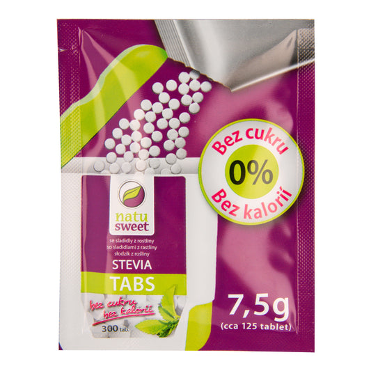 423038 Sladidlo ze stévie 125 tablet 7,5 g   NATUSWEET-1