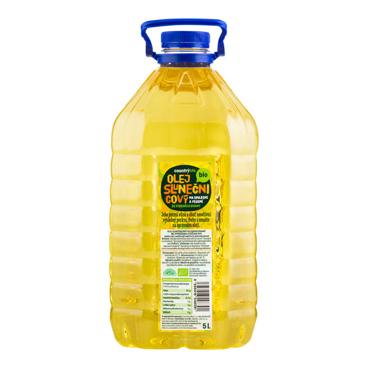 430001 Olej slunečnicový dezodorizovaný na smažení a pečení 5 l BIO   COUNTRY LIFE-1