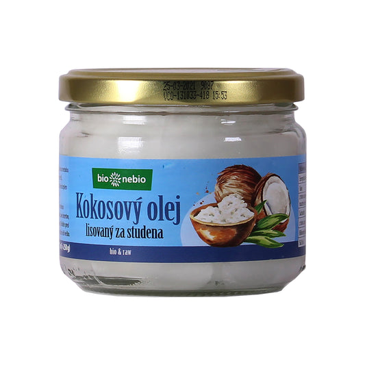 430157 Olej kokosový lisovaný za studena 250 g BIO   BIO NEBIO-1