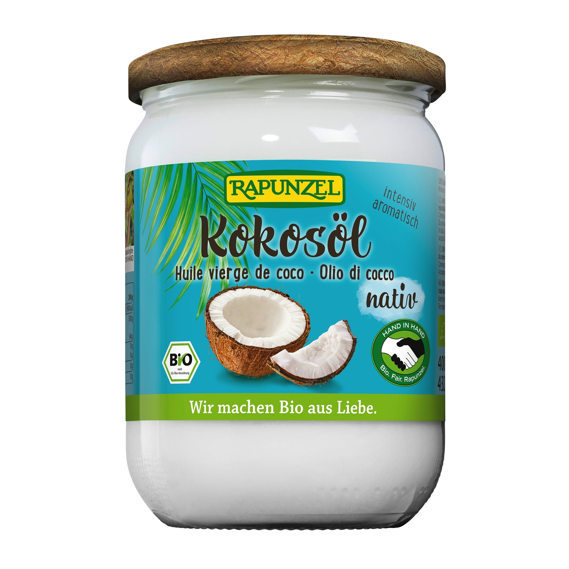 430174 Olej kokosový lisovaný za studena 400 g BIO   RAPUNZEL-1