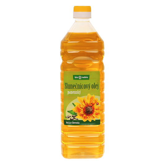 430176 Olej slunečnicový lisovaný za studena 1 l BIO   BIO NEBIO-1