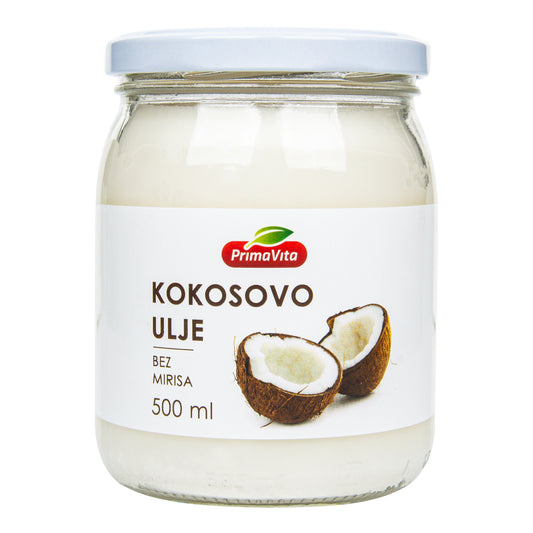432048 Olej kokosový dezodorizovaný 500 ml   PRIMAVITA-1