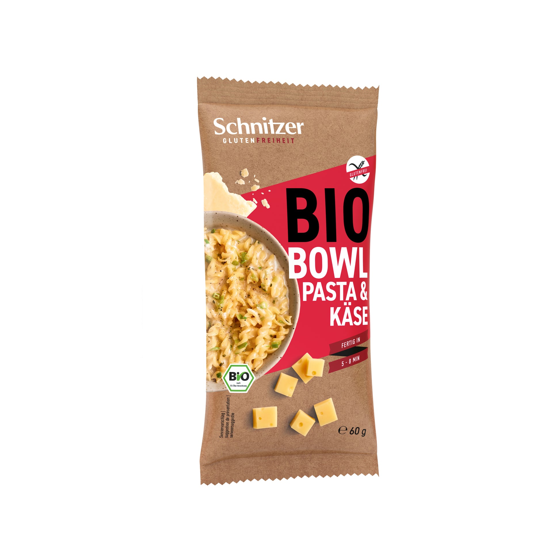 440270 Těstoviny bezlepkové v sýrové omáčce instantní 60 g BIO    SCHNITZER-1