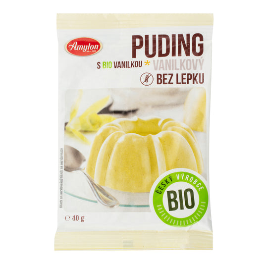 450003 Pudink vanilkový bezlepkový 40 g BIO   AMYLON-1