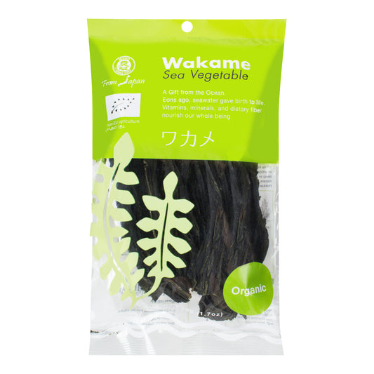 480011 Mořské řasy Wakame 50 g BIO   MUSO-1