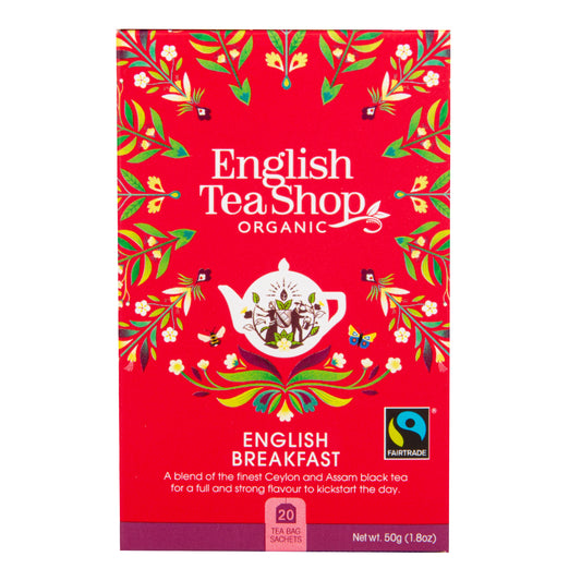 510332 Čaj English Breakfast 20 sáčků BIO   ENGLISH TEA SHOP-1
