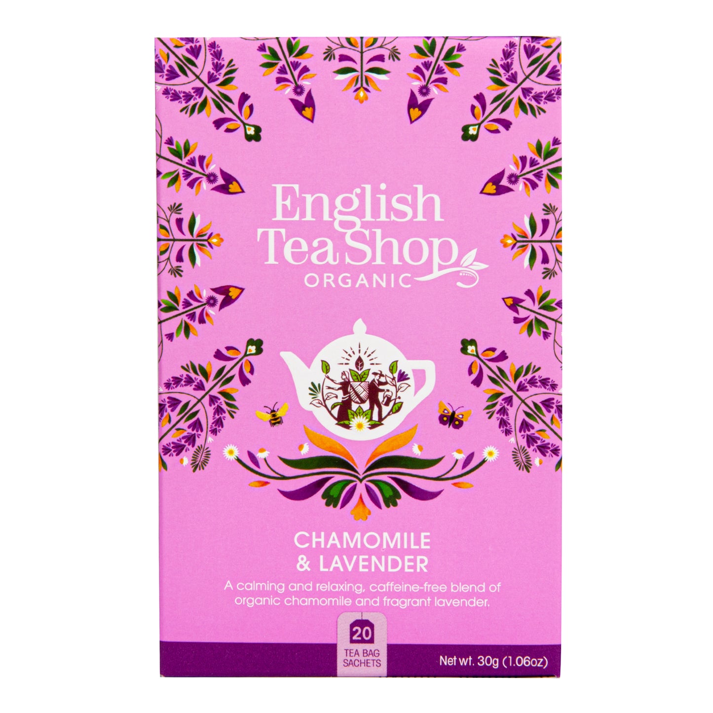 510336 Čaj Heřmánek a levandule 20 sáčků BIO   ENGLISH TEA SHOP-1