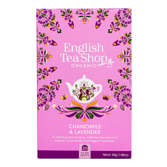510336 Čaj Heřmánek a levandule 20 sáčků BIO   ENGLISH TEA SHOP-1