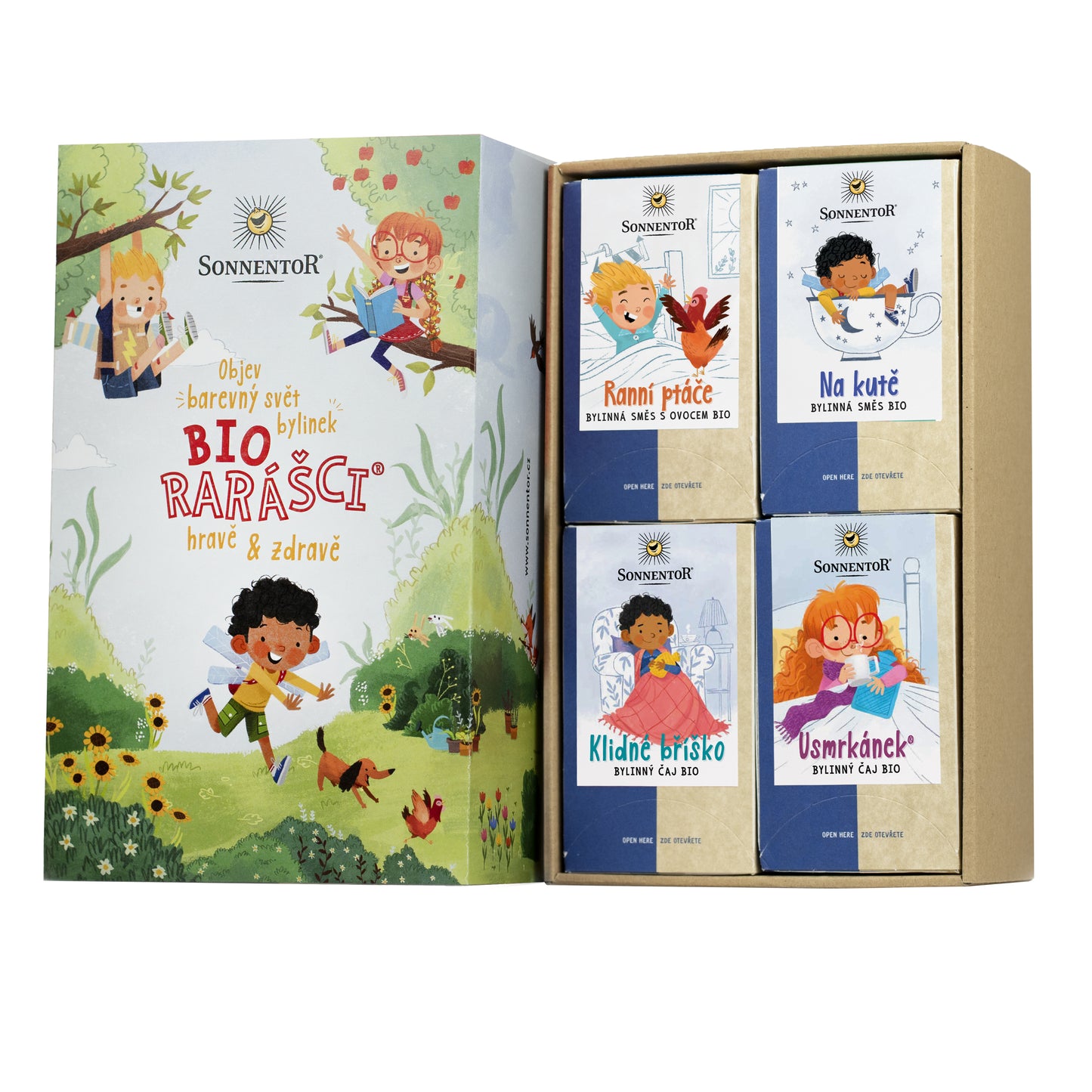 510468 Kazeta dárková čajová - Biorarášci 322,4 g BIO   SONNENTOR-1
