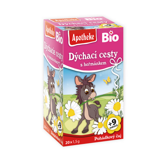 510484 Čaj dětský Na dýchací cesty s heřmánkem 20 sáčků 30 g BIO   MEDIATE -1