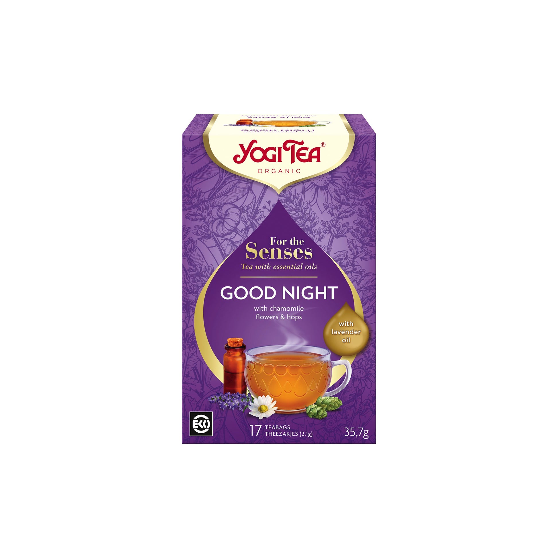 510515 Čaj Pro smysly - Dobrou noc 17 sáčků 35,7 g BIO   YOGI TEA-1