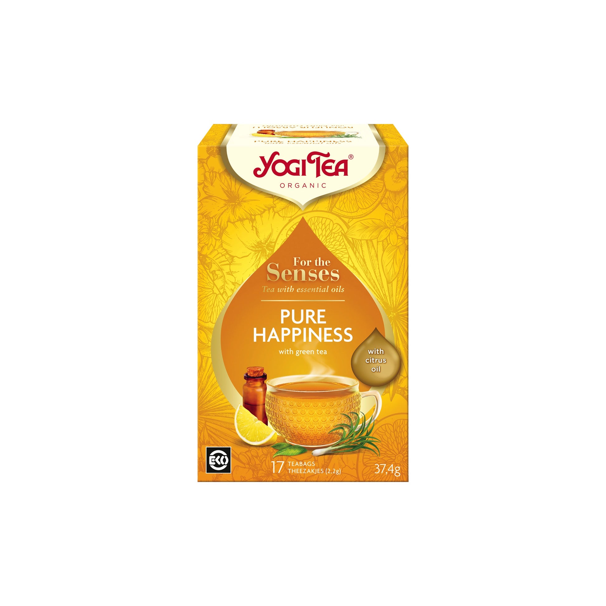 510516 Čaj Pro smysly - Čiré štěstí 17 sáčků 37,4 g BIO   YOGI TEA-1