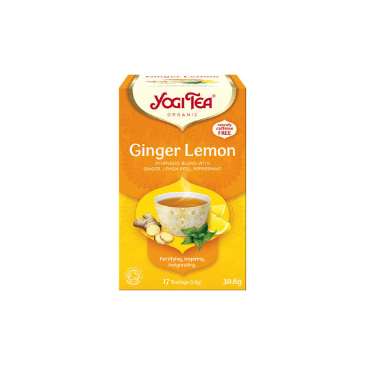 510537 Čaj Zázvor Citrón 17 sáčků 30,6 g BIO   YOGI TEA-1