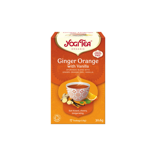 510538 Čaj Zázvor Pomeranč s vanilkou 17 g sáčků 34 g BIO   YOGI TEA-1