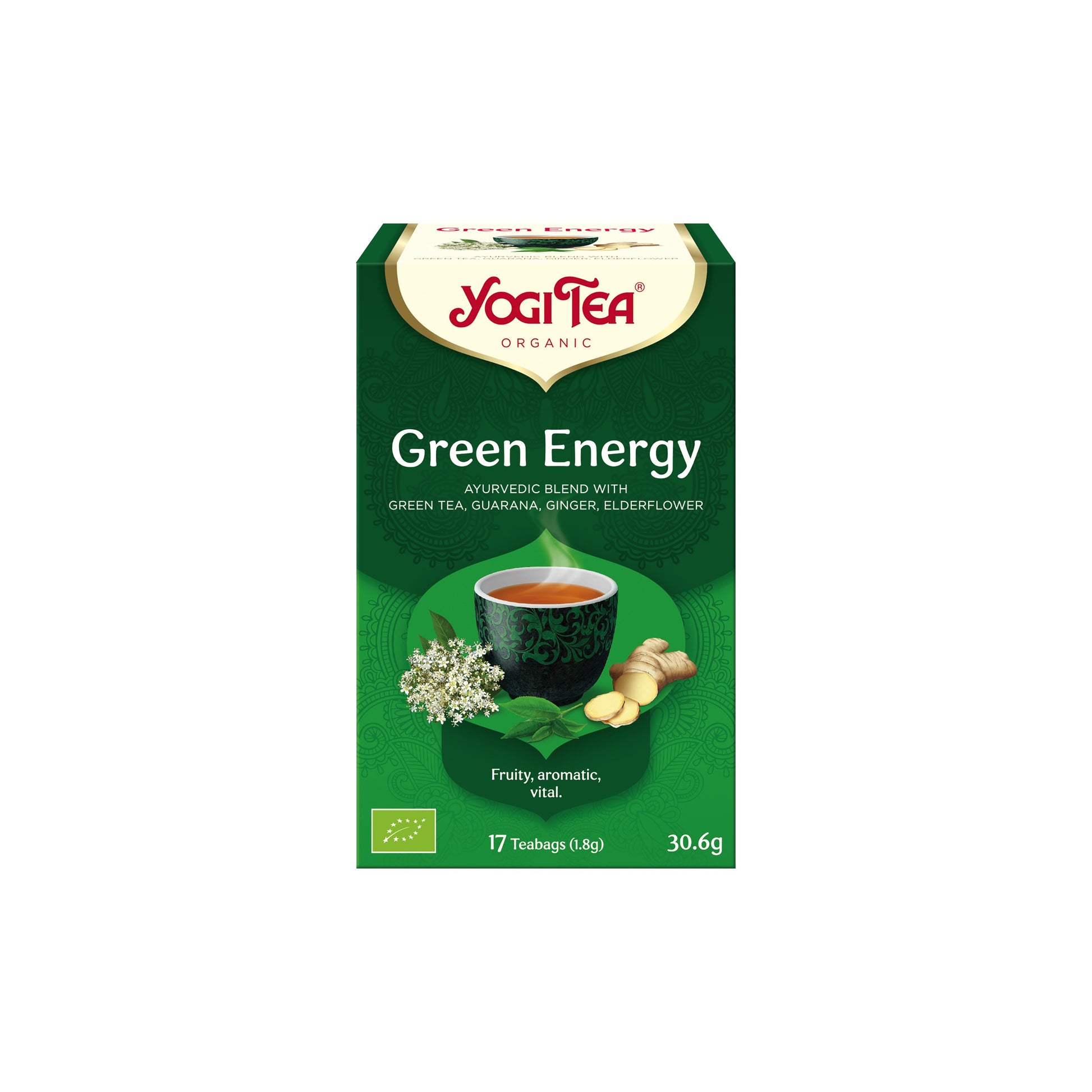 510563 Čaj Zelená energie 17 sáčků 30,6 g BIO   YOGI TEA-1