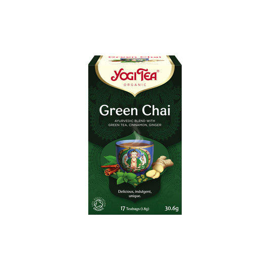510569 Čaj Zelený chai 17 sáčků 30,6 g BIO   YOGI TEA-1