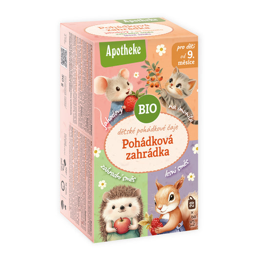 510581 Čaj dětský Pohádková zahrádka 4v1 20 sáčků 30 g BIO   MEDIATE-1