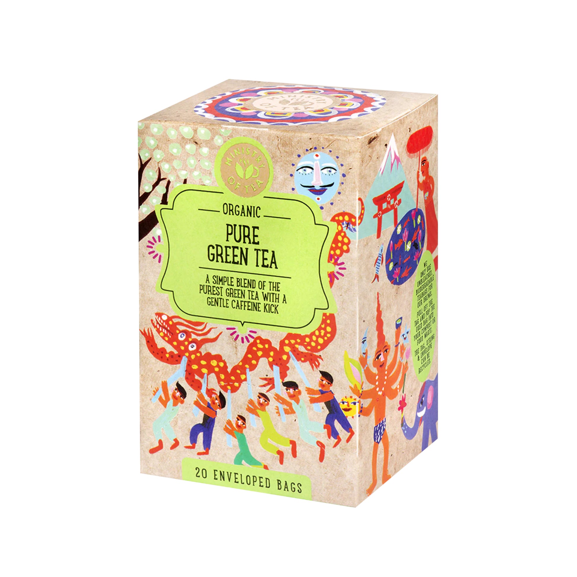 510618 Čaj zelený Pure Green 20 sáčků 35 g BIO   MINISTRY OF TEA-1