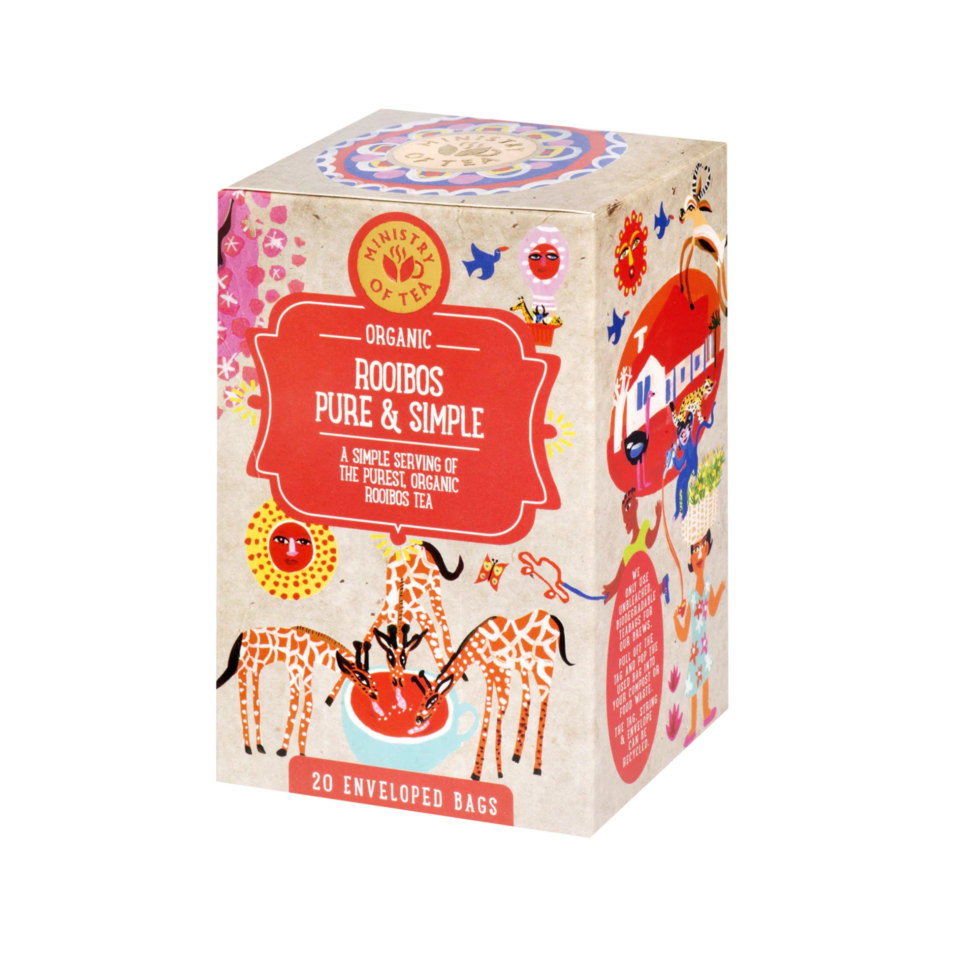 510620 Čaj Rooibos 20 sáčků 35 g BIO   MINISTRY OF TEA-1