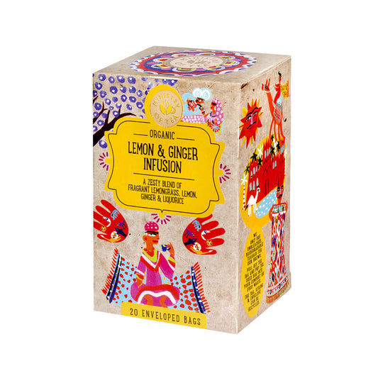 510623 Čaj Lemon & Ginger 20 sáčků 35 g BIO   MINISTRY OF TEA-1