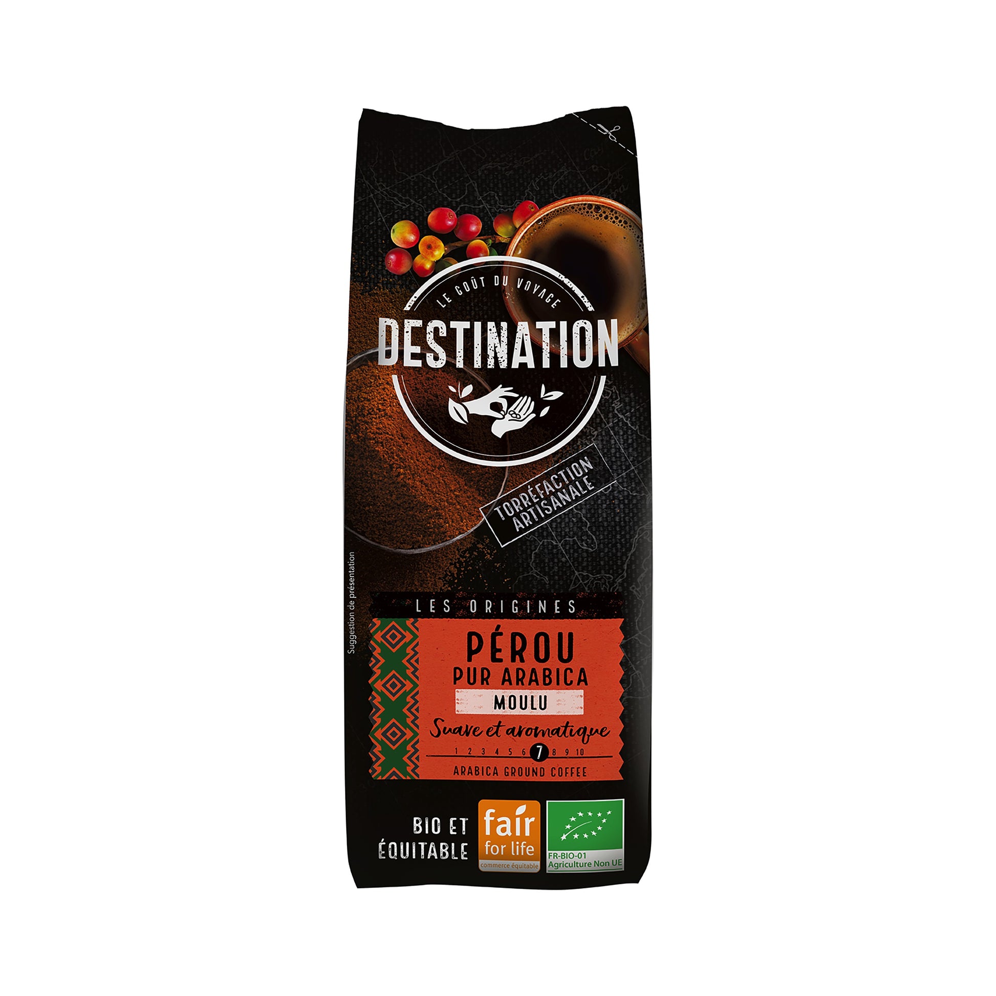 520040 Káva mletá Peru 250 g BIO   DESTINATION-1