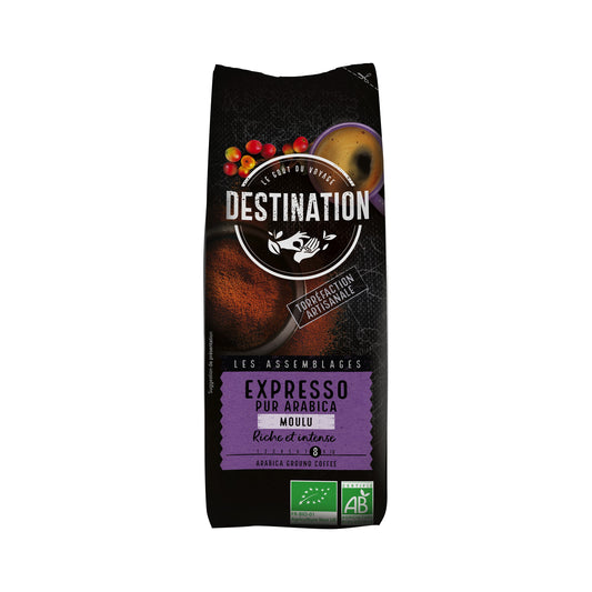 520045 Káva mletá Espresso 250 g BIO   DESTINATION-1