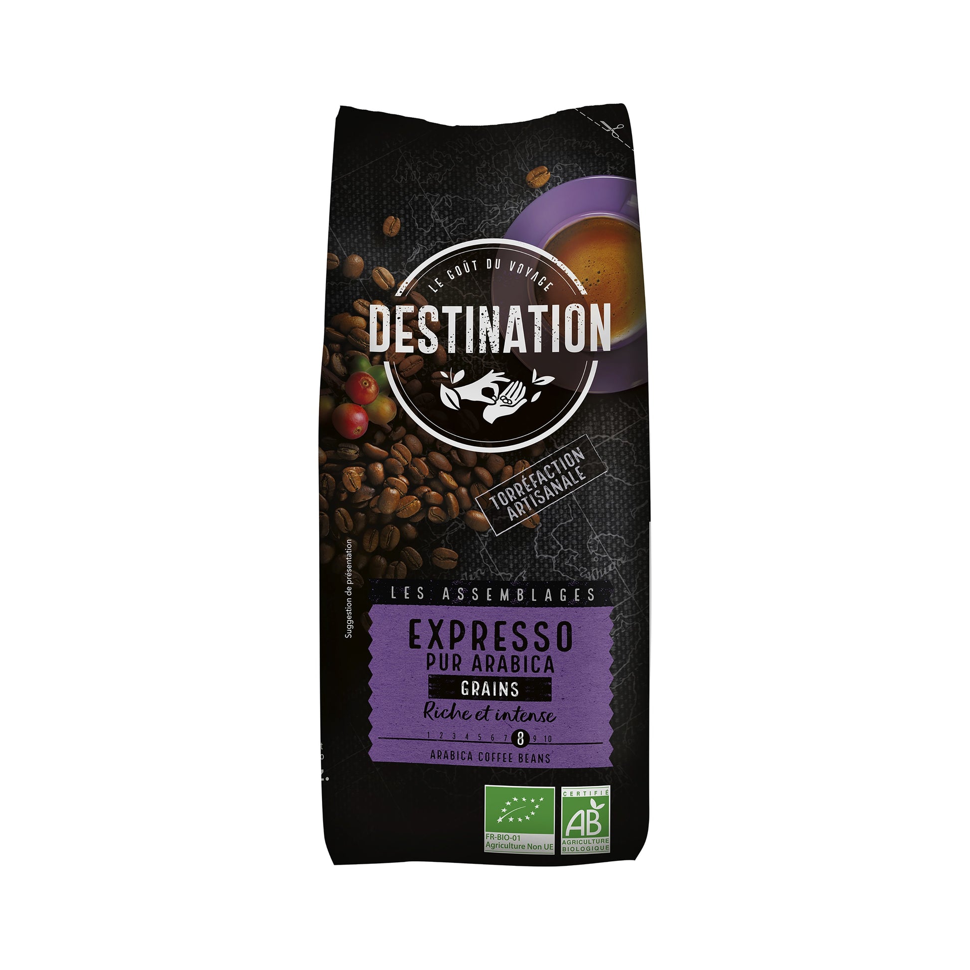 520053 Káva zrnková Espresso 500 g BIO   DESTINATION-1