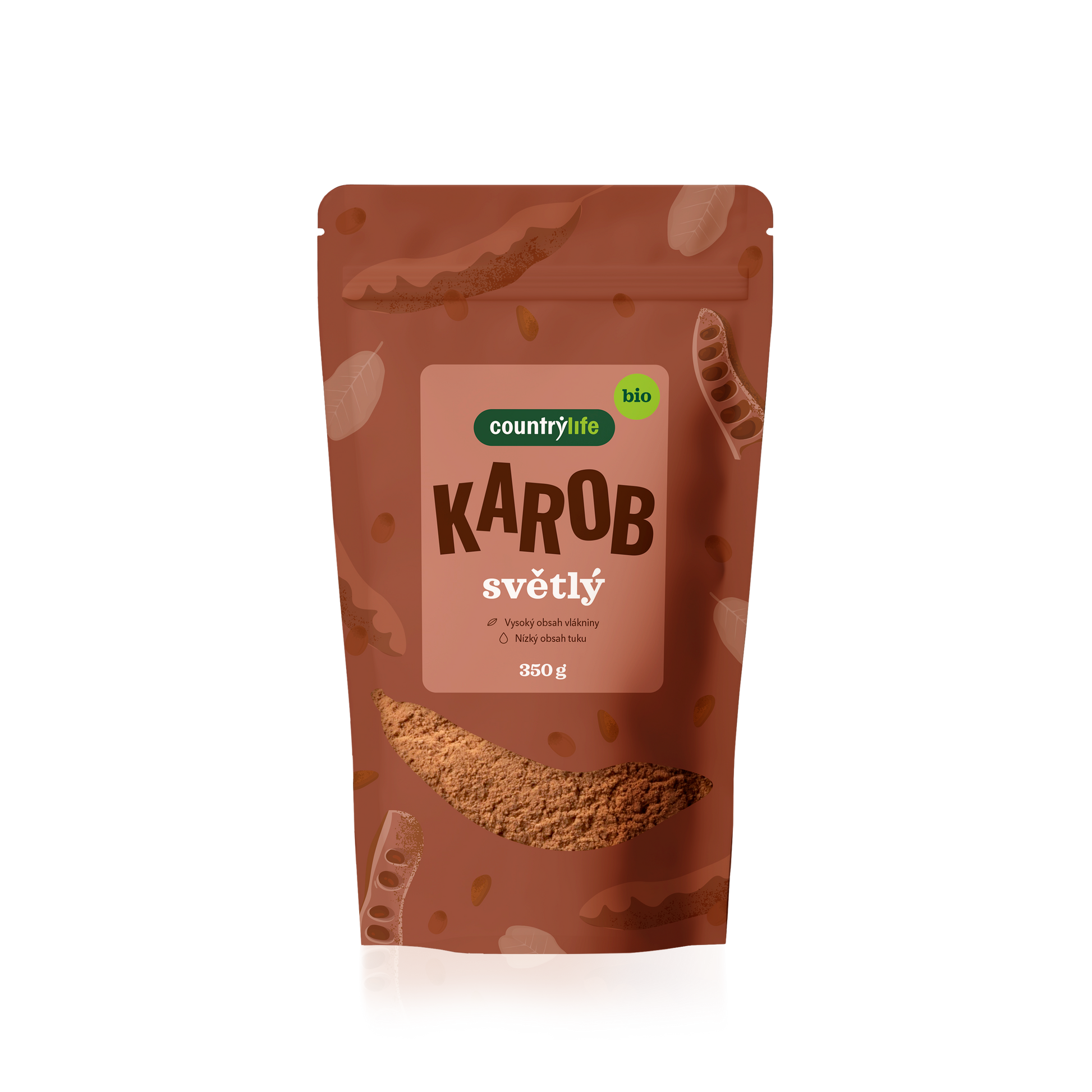 521022 Karobový prášek světlý 350 g BIO   COUNTRY LIFE-1