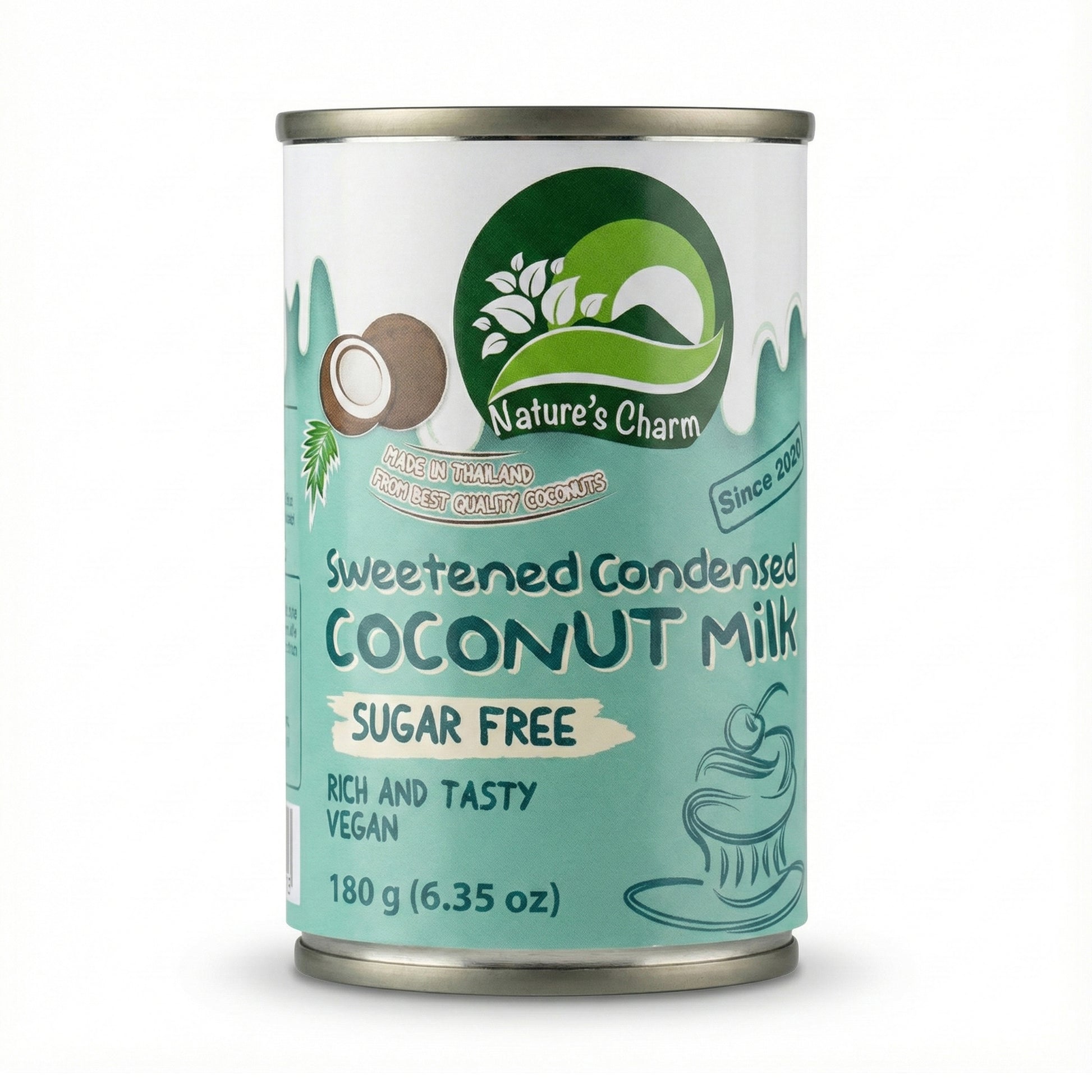 530088 Krém kokosový kondenzovaný se sladidly 180 g   NATURE'S CHARM-1