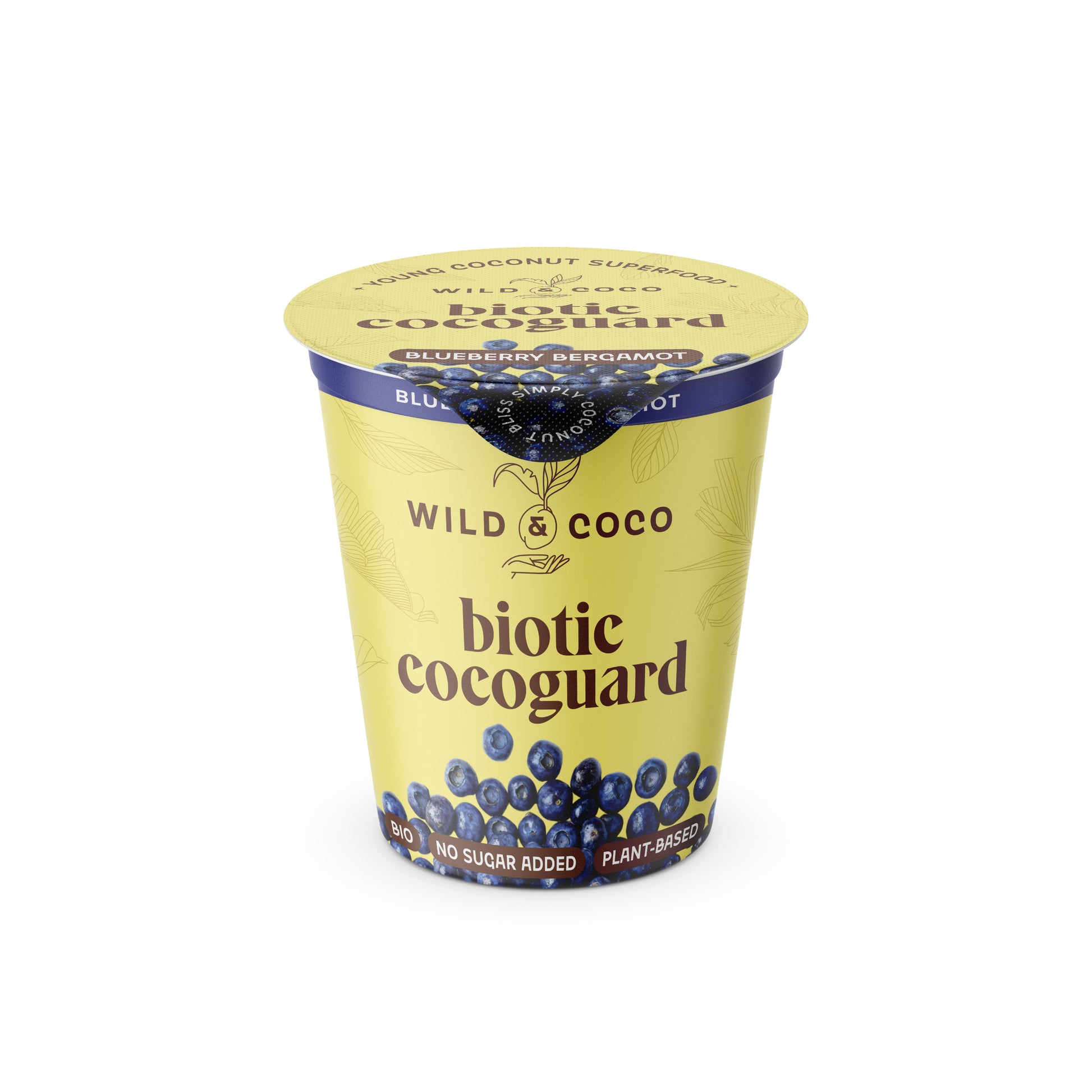 530098 Dezert kokosový Biotic Cocoguard Blueberry Bergamot 150 ml BIO   WILD & COCO-1
