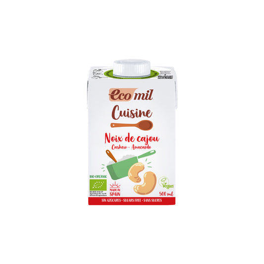 531154 Krém z kešu ořechů na vaření 500 ml BIO   ECOMIL-1