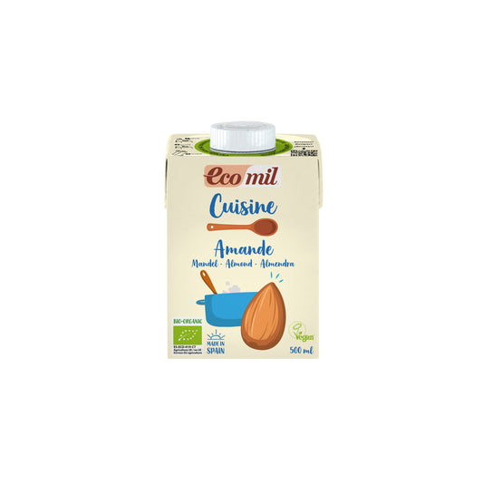 531156 Krém mandlový na vaření 500 ml BIO   ECOMIL-1