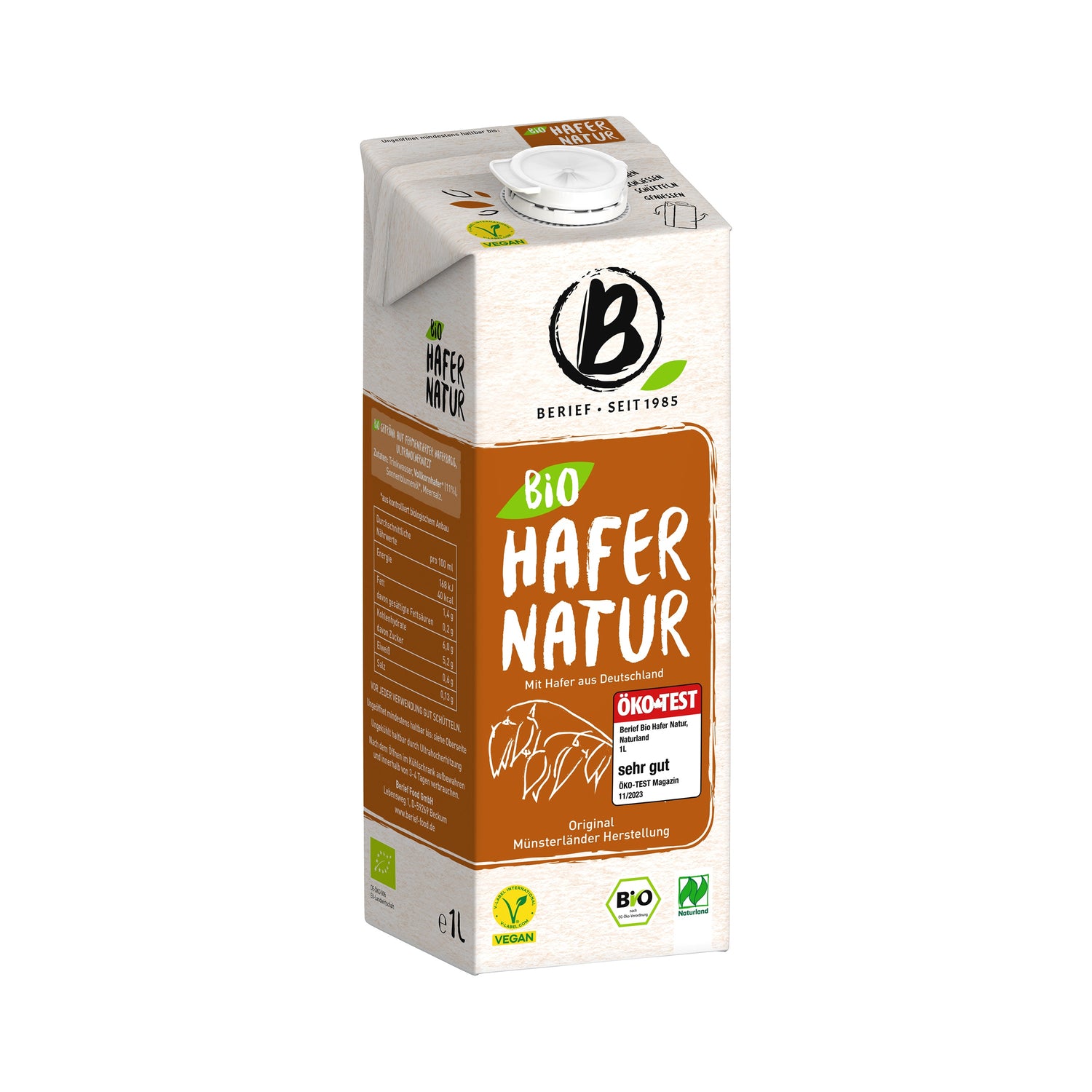 531160 Nápoj ovesný 1 l BIO   BERIEF-1