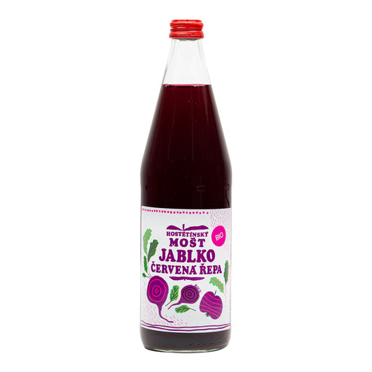 550002 Mošt jablečný s červenou řepou 750 ml BIO   MOŠTÁRNA HOSTĚTÍN-2
