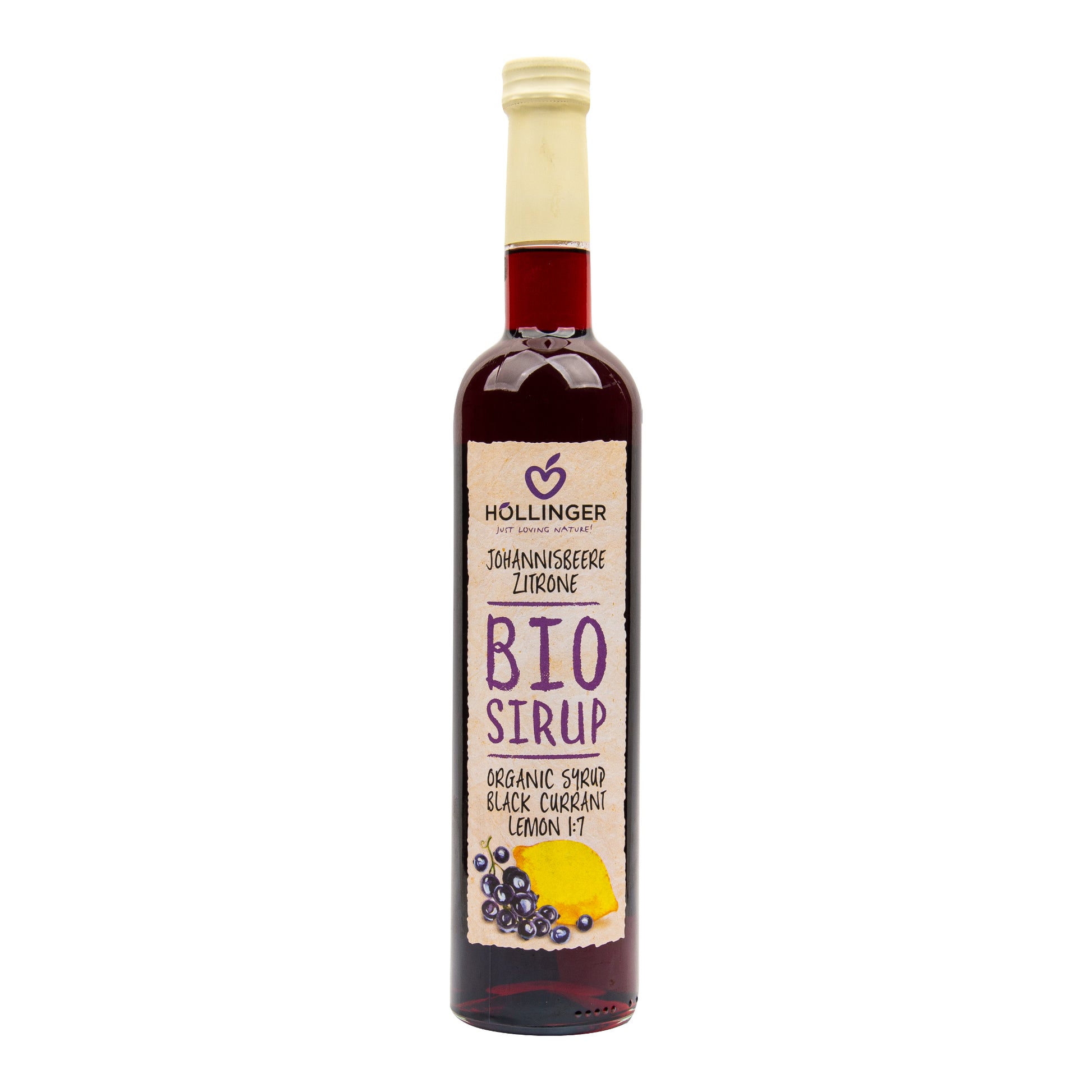 550131 Sirup černý rybíz s citronem 500 ml BIO   HOLLINGER-1