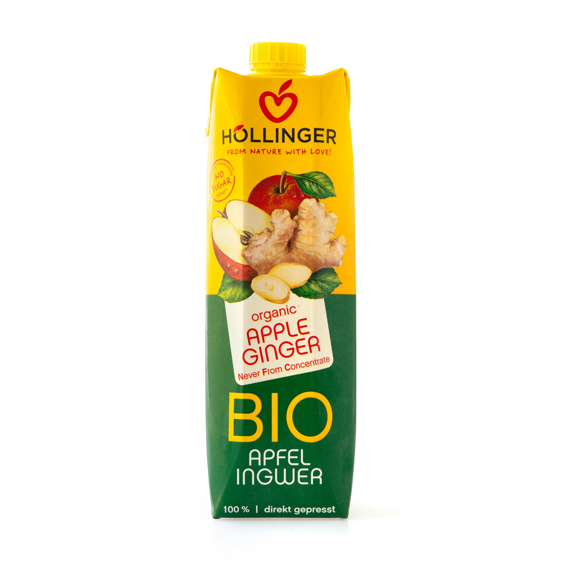 550169 Džus jablečno-zázvorový 1 l BIO   HOLLINGER-1