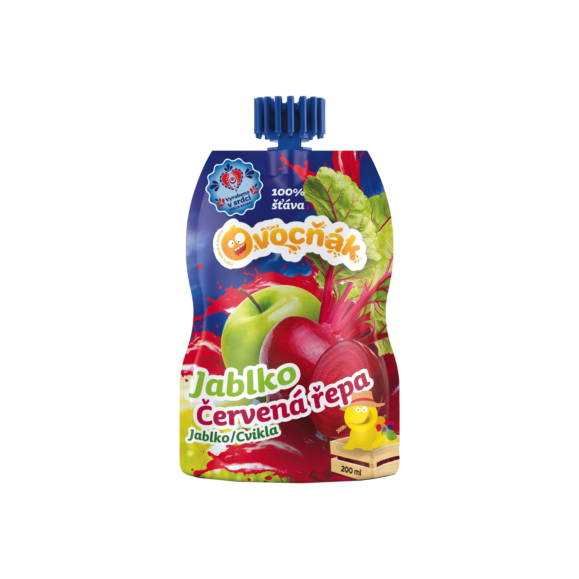 552079 Mošt ovocný jablko-červená řepa 200 ml   OVOCŇÁK-1