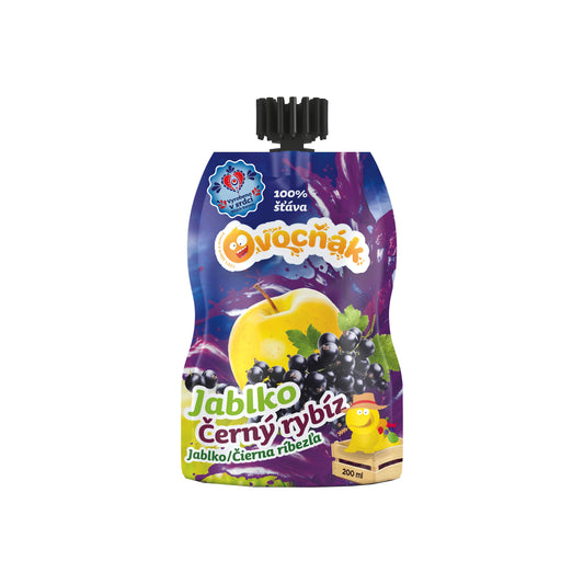 552082 Mošt ovocný jablko-černý rybíz 200 ml   OVOCŇÁK-1