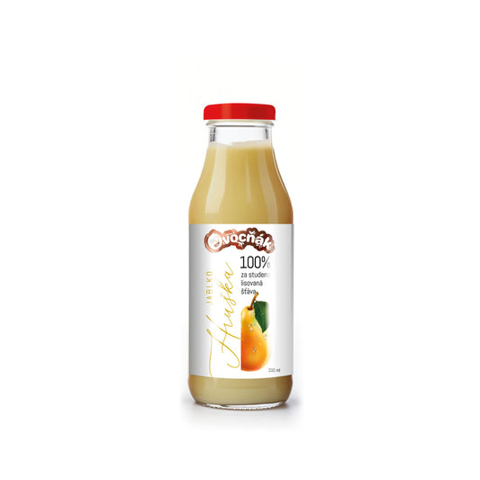 552115 Mošt ovocný jablko-hruška sklo 330 ml   OVOCŇÁK-1