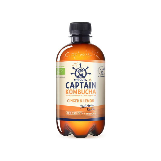 570085 Captain kombucha zázvor a citron 400 ml BIO   THE GUTSY-1