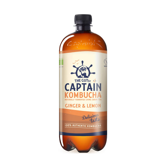 570086 Captain kombucha zázvor a citron 1 l BIO   THE GUTSY-1