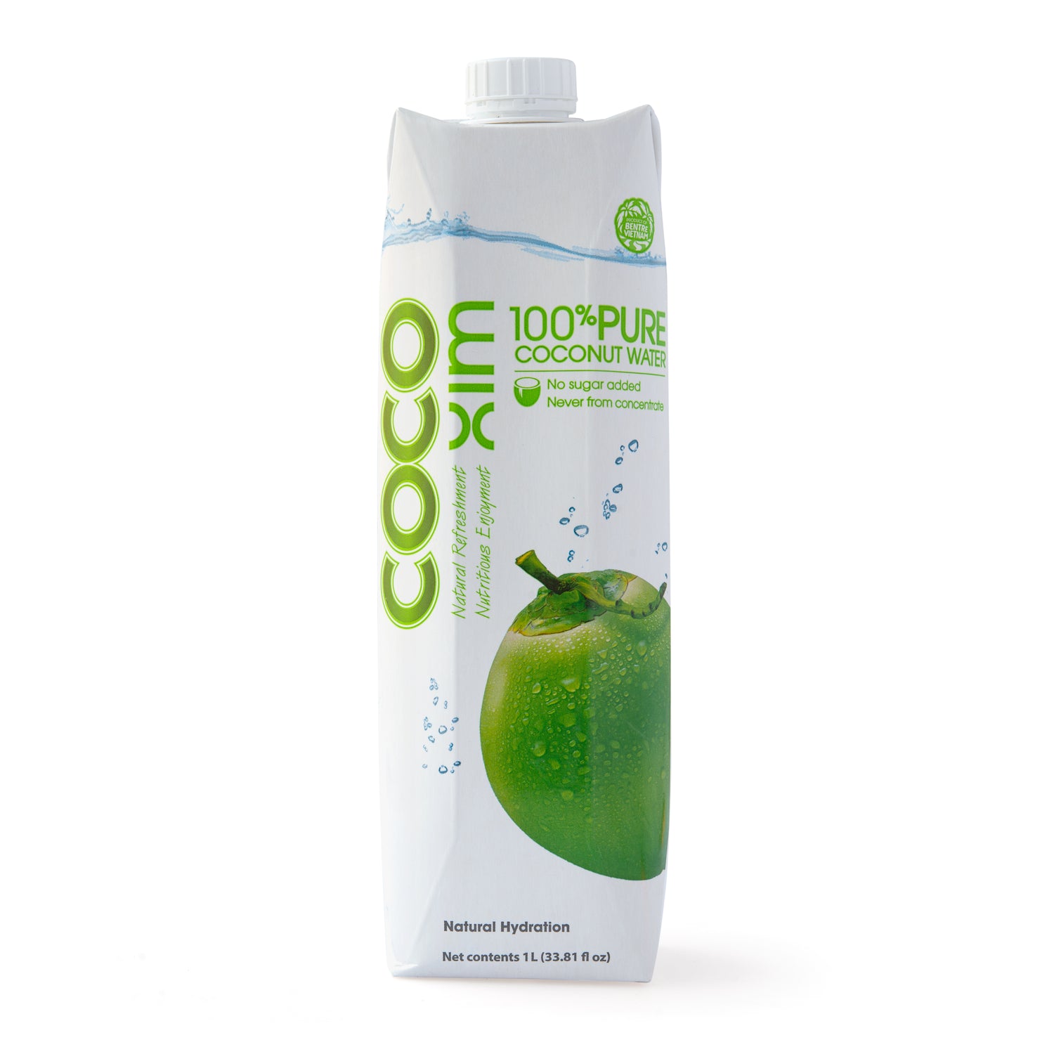 572048 Kokosová voda 100 % PURE 1000 ml   COCOXIM-1