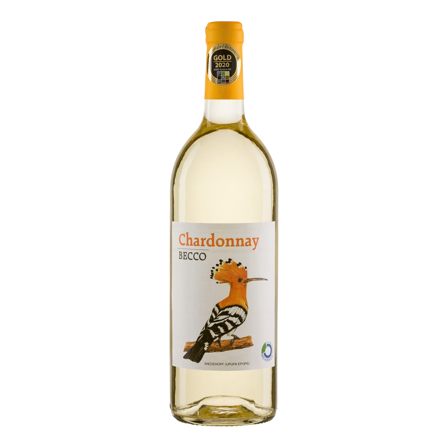 578100 Víno Chardonnay bílé 1 l BIO   BECCO-1