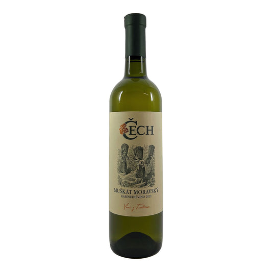 578113 Víno Muškát moravský kabinetní bílé 0,75 l BIO   VINAŘSTVÍ ČECH-1