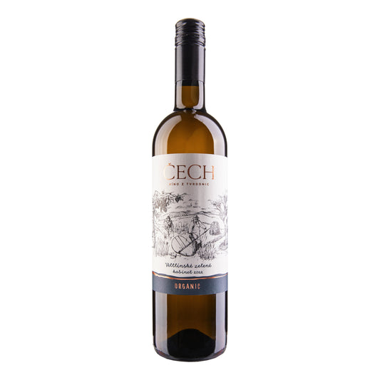 578115 Víno Veltlínské zelené kabinetní bílé 0,75 l BIO   VINAŘSTVÍ ČECH-1