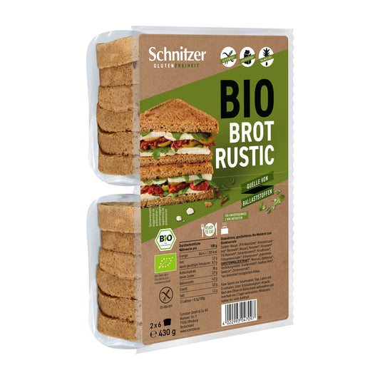 610062 Chléb toustový rustikální bezlepkový 430 g BIO   SCHNITZER-1