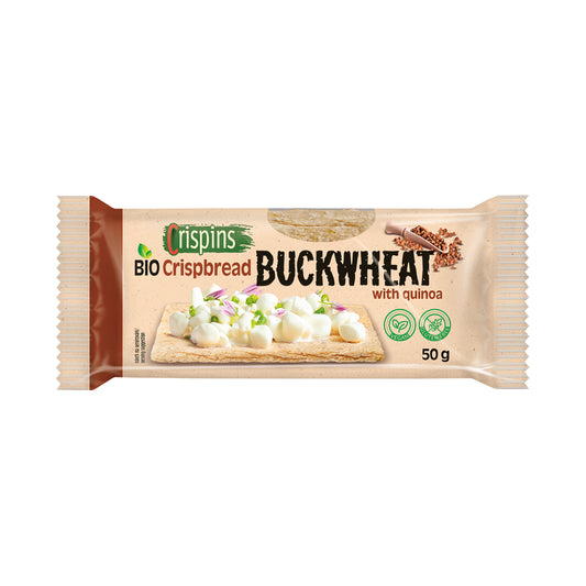 610074 Chlebíček pohankový s quinoou Crispins 50 g BIO   EXTRUDO-1
