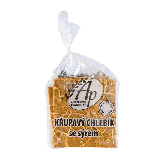 627140 Chléb křupavý sýrový 200 g   ALRICHOVO PEKAŘSTVÍ-1