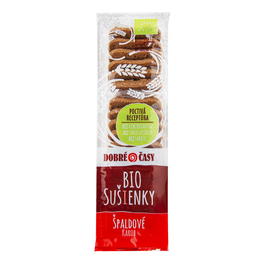 630115 Sušenky špaldové karobové 100 g BIO   DOBRÉ ČASY-2